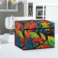 thumbnail image 5 of HELLHERO Xmas Sewing Machine Cover Easy to Clean Reusable Storage Pocket Colorful Leaf Pattern Design, 5 of 8