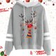 thumbnail image 2 of WILLBEST Sudadera con Capucha y Cordón Ajustable con Estampado Navideño Informal para Mujer Grande, 2 of 3