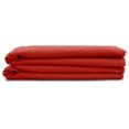 thumbnail image 5 of 2-Pack King Flat Sheet Only, Premium Oversized Red Sheets, King Size Top Sheet 112" x 102" Stays Tucked on Deep Pockets, Set of 2 Flat Sheets, Chili Pepper, 5 of 5