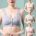 thumbnail image 5 of NIEWTR Women's Front Closure Everyday Bra Post Surgery Compression Bra Comfort Wireless Seamless Push Up Bra Full Coverage Back Smoothing No Underwire Bralettes(Pink,38), 5 of 9