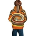 thumbnail image 6 of Kll Unisex Kids Boys Girls Hooded Pocket Pullover Hoodies-Colorful Swirl, 6 of 9