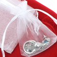 thumbnail image 4 of 50 Pcs Pure Color Organza Wedding Drawable Pouch Jewelry Package Gift Bag, 4 of 5