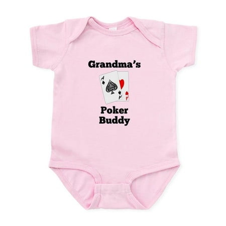 

CafePress - Grandmas Poker Buddy Body Suit - Baby Light Bodysuit Size Newborn - 24 Months