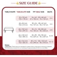 thumbnail image 3 of Softalker Christmas Satin Rectangle Tablecloth, Winter Red Poinsettia Holly Bells Table Cloth, Bright Silk Heavy Weight Fabric Table Cover for Dining, Party Decor, DMFlowerBell 60 x 102 Inch, 3 of 6