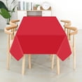 thumbnail image 4 of 10 Pack Premium Disposable Plastic Tablecloth 54" X 108" Rectangle Table Cover for Birthdays Weddings Christmas Anniversary Buffet Table,Red, 4 of 6