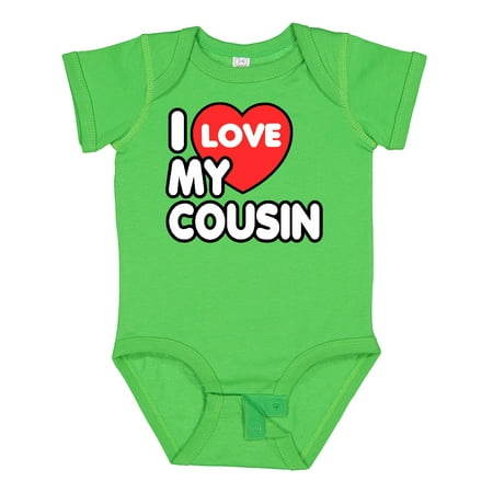 

Inktastic I Love My Cousin Gift Baby Boy or Baby Girl Bodysuit