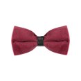 thumbnail image 1 of CORBATA DE PICO AJUSTABLE DE VELVET INSPIRAR CHIC PARA EL DÍA DEL PADRE, TAMAÑO ÚNICO, ROJO OSCURO, PARA BODA Y PROM, 1 of 4