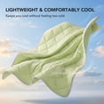 thumbnail image 3 of WISHEAD Cooling Blanket Twin Size, Cooling Comforter for Hot Sleepers, Double-Sided Lightweight Summer Bedding, Soft Breathable All-Season Quilt, (Apple Green, 68" x 90"), 3 of 8