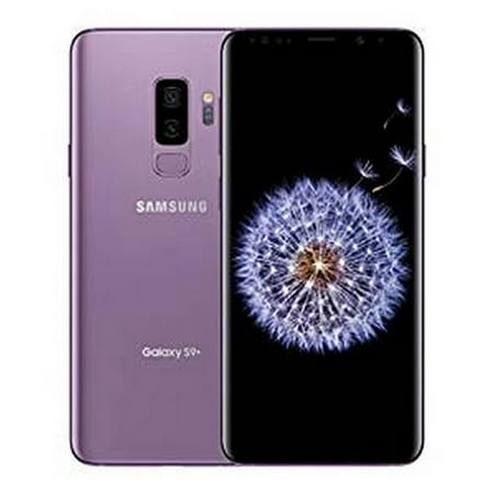SAMSUNG Galaxy S9 + Plus G965U 64GB, Lilac Purple Fully Unlocked Grade B (LCD Shadow) (Used)