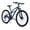 Gray, variant on Mountain Bike 24 Inch, 21-Speed Mountain Bicycle with Full Suspension, Dual Disc Brakes, Carbon Steel Frame MTB Bike for Teenagers Adult Men Women, Green