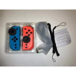 Restored Nintendo Switch Joy-Con Pair, Neon Red and Neon