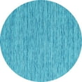 thumbnail image 1 of Ahgly Company Indoor Round Abstract Light Blue Contemporary Area Rugs, 3' Round, 1 of 4