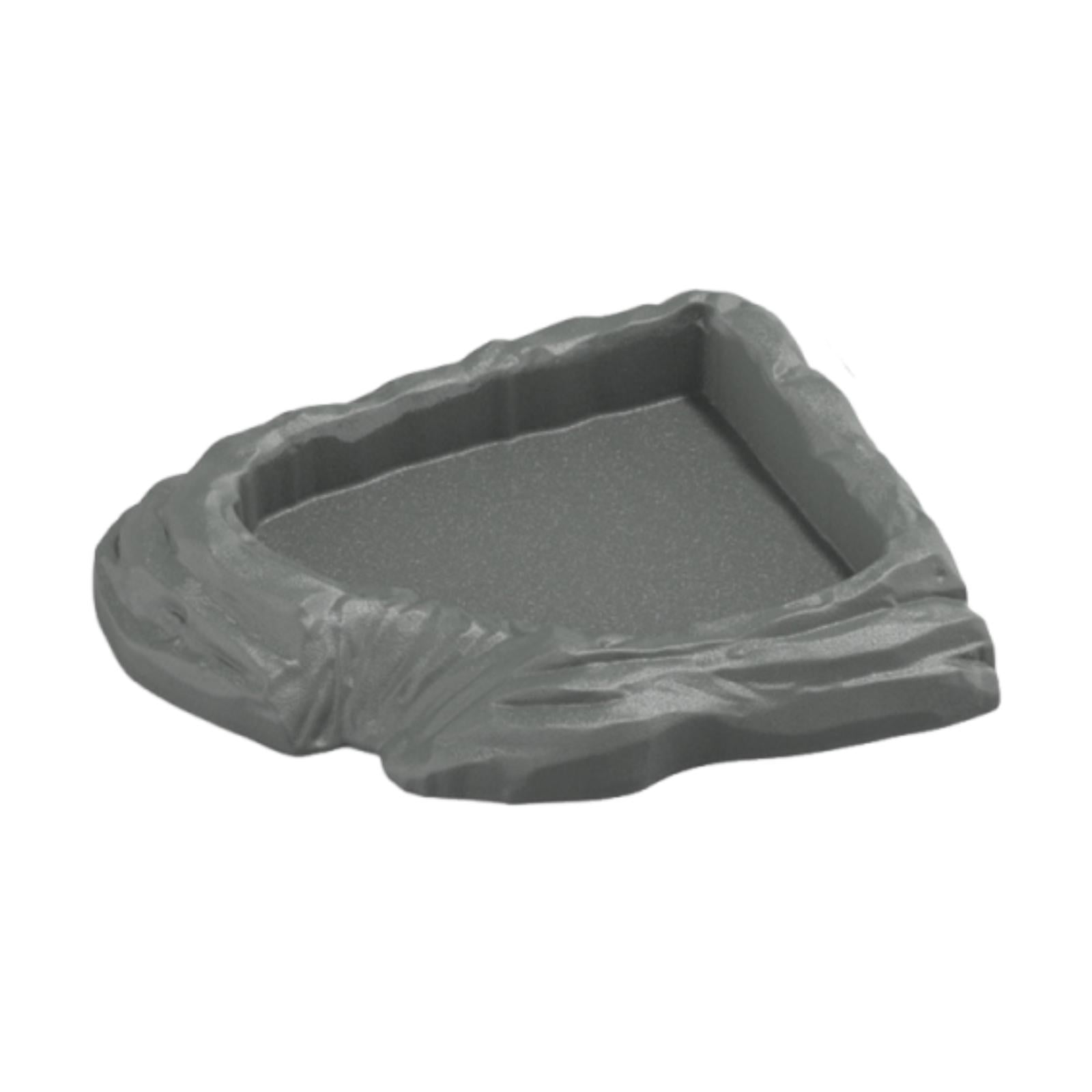 Reptile Feeding Water Bowl Turtle Water Dish Corner Bowl Spacious PP Material for Aquarium Reptiles