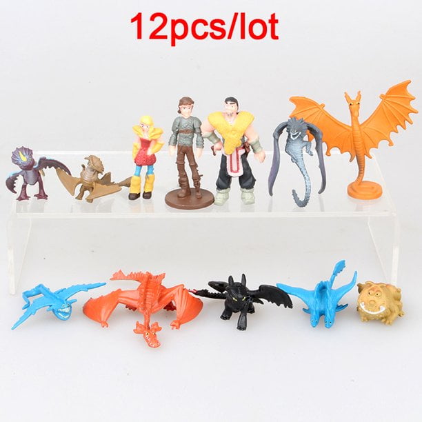 Dragon Christmas Toys 2022 New Release Very Limited Design 12 Pcs 3 Inch Night Fury Toothless Dragon  Model Doll Toy Best Christmas Gifts For Kids- [2022 New] - Walmart.com