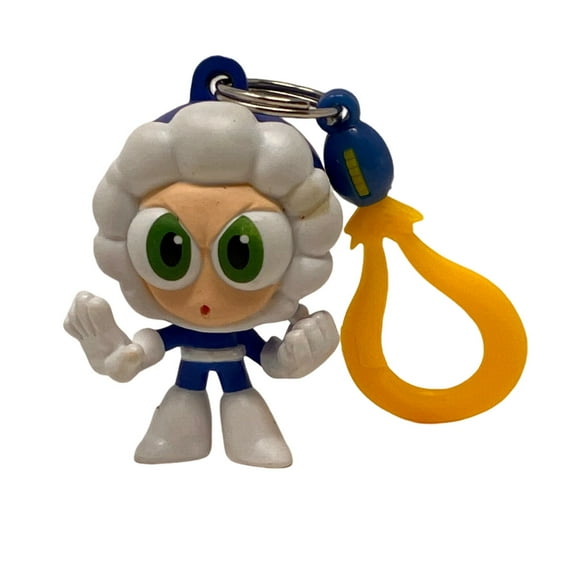 Mega Man Backpack Hanger Mini Figure Ice Man Keychain