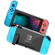 Protective Case for Nintendo Switch, PC TPU Grip Cover Switch for Console and Joy-Con Controller, Anti-Slip Nintendo Switch Accessories Cover Grip Case, Blue