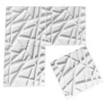 thumbnail image 5 of Art3d 19.7" x 19.7" ‎3D PVC Wall Panels in White, 2ft x 2ft-12 Pack, Covering 32 Sq.ft, 5 of 6