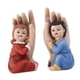 thumbnail image 3 of 2 Piezas De 12.5 Cm Estatua De Niño Y Niña De Niño Y Niña Adorno De Escritorio Religioso, 3 of 9