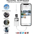 thumbnail image 2 of Lector de tarjetas SD/micro SD para iPhone/iPad Plug and Play, adaptador de tarjeta de memoria SD con lectura y carga simultáneas, 2 of 5