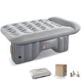 thumbnail image 1 of Coverado Colchón de aire para asiento trasero de coche, cama inflable portátil inalámbrica para coche con bomba de aire y arado integrados, bolsa de almacenamiento, kit de parches, almohadilla para do, 1 of 5