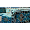 thumbnail image 5 of Turquoise Arabic Floor Pillows, Sleeper Sofa, Diwan Sofa, Turkish Sofa Seating, Sofa Bed, Arabic Majlis, Floor Seating Sofa, Floor Cushions, 5 of 5