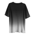 thumbnail image 5 of Generic Womens Oversized T Shirts Loose Fit Short Sleeve Tees V Neck Color Block Summer Tops 2026 Summer Fashion, 5 of 5
