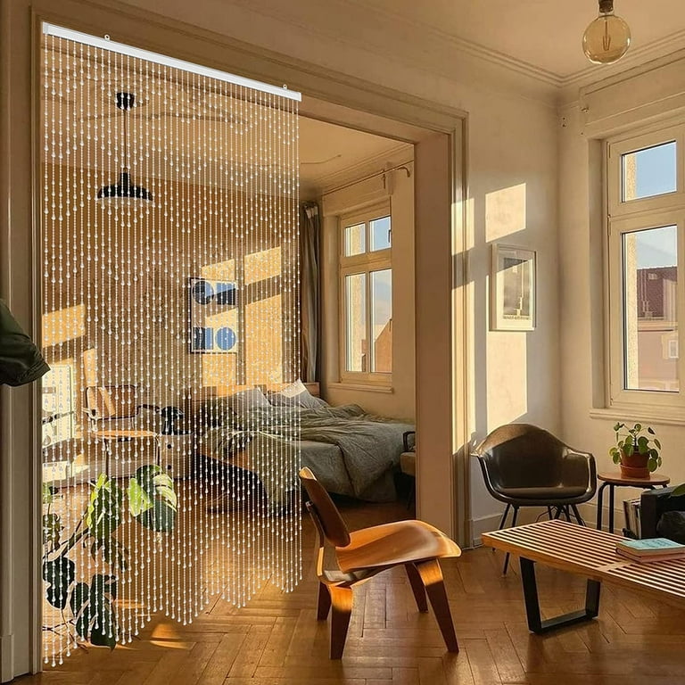 Crystal Beaded Curtain x 79 Inches 45 Strands Acrylic Hanging