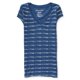 thumbnail image 1 of Aeropostale Sheer Burnout Camiseta gráfica para mujer, azul, XS Aeropostale  Camiseta gráfica, 1 of 2