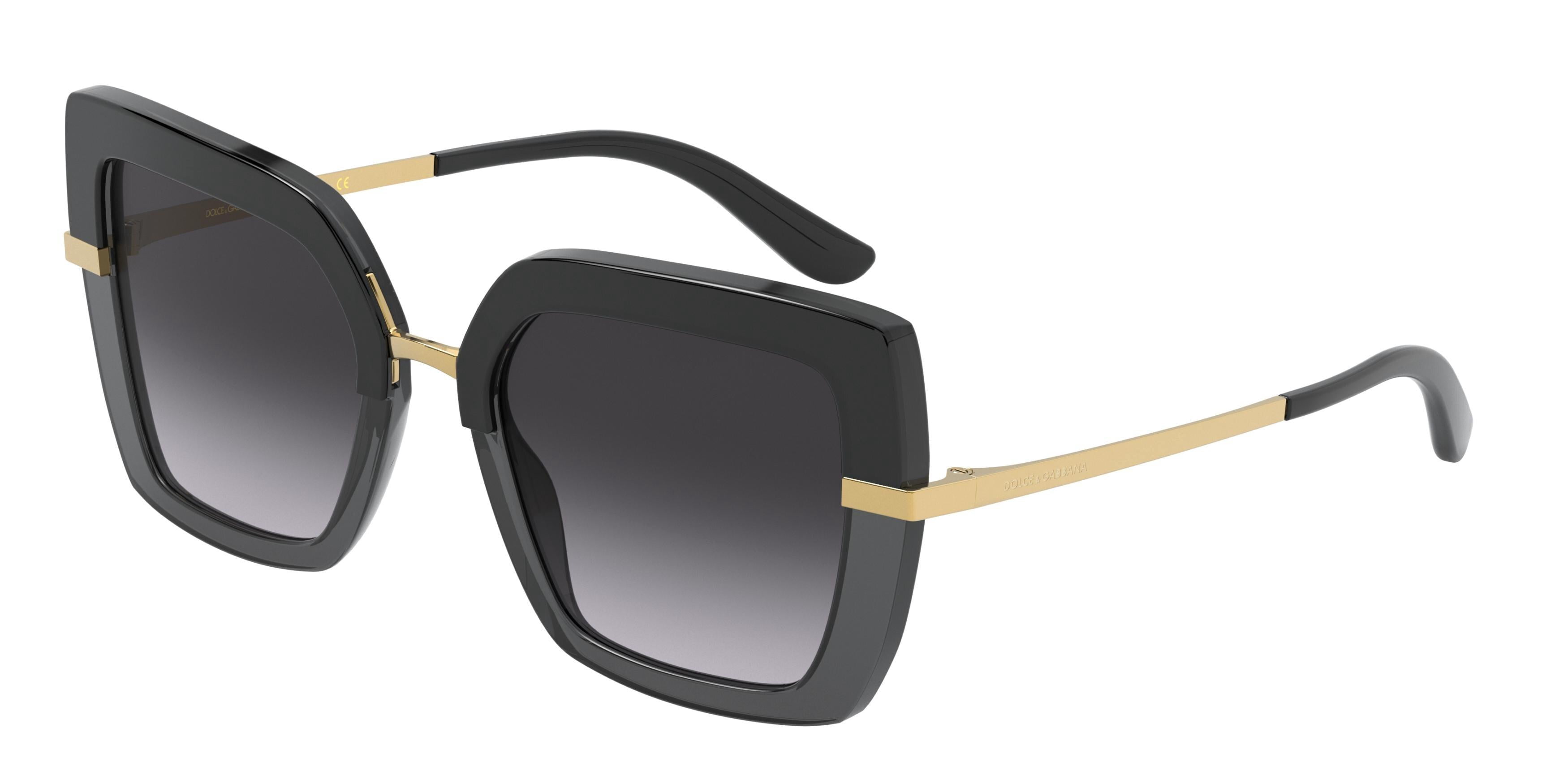 Dolce Gabbana Cateye Sunglasses DG4349 5018G Black 54mm 4349  display picture 1