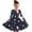 Multicolor F, variant on VERUGU Girls Dresses Children Kids Fall Winter Christmas Printed Princess Dress Long Sleeve Round Neck Dress 4-14 Years