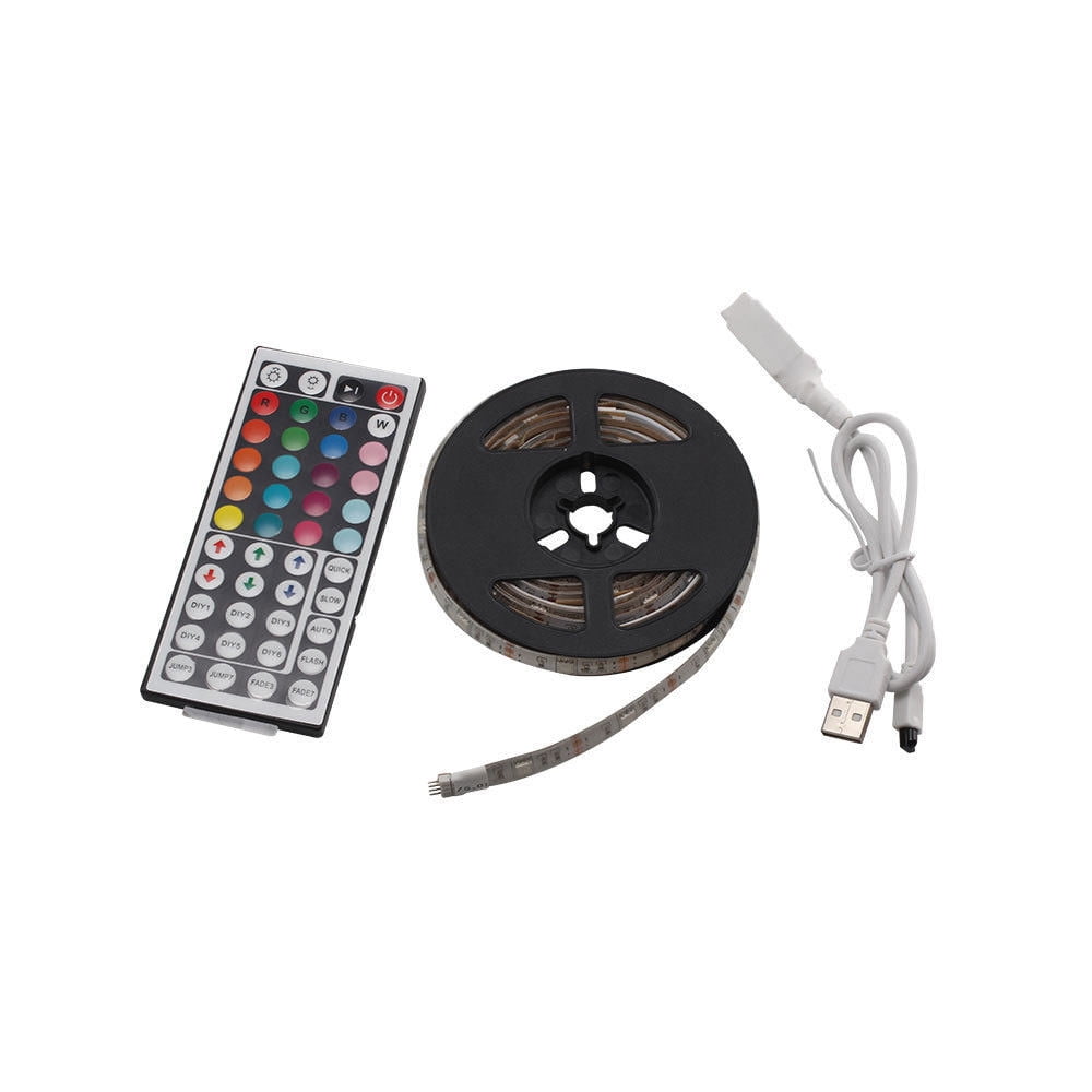 SuoKom 5V 5050 TV Backlight Bias Lighting USB Flexible LED Light Strip PC Monitor 2m