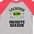 thumbnail image 4 of Inktastic Lacrosse is My Favorite Season Boys or Girls Toddler T-Shirt, 4 of 5