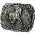 thumbnail image 3 of Moranse Religion Cross Cowboy Kneeling Prayer And Horse Design Belt Buckles, 3 of 8