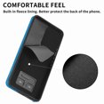 thumbnail image 4 of Nalacover Wallet Case for Samsung A22 5G, Premium Leather Case with Card Holder, 360°Rotation Ring Kickstand, RFID Blocking Protective Magnetic Back Clsoure Case for Samsung Galaxy A22 5G, Blue, 4 of 13