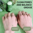 thumbnail image 4 of Teissuly Green Tea Mask Stick Poreless Deep Cleanse Mask Stick Blackhead Remover Mask For Face With Green Tea Extract Deep Pore Cleansing Moisturizing Oil Control 40ml Teissuly WER202401220689, 4 of 9