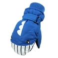 thumbnail image 3 of Ski Gloves Full Finger Gloves Non Slip Warm Gloves Riding Fleece Lined Mittens, 3 of 21