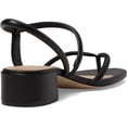 thumbnail image 5 of Cole Haan Calli Thong Black Leather Open Toe Block Heel Slip On Heeled Sandals (Black Leather, 8), 5 of 5