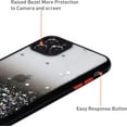thumbnail image 4 of Glitter Sequin Gradient Case for iPhone 11 6.1 inch, Bling Glitter Design Transparent Shockproof Clear Pattern Silicone Gel Back Cover Protective Case - Black, 4 of 14