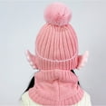 thumbnail image 5 of iHPH7 Hat and Scarf Set for Girls Winter Hat Kids Scarf Neck Warmer Beanie and Scarf Set Warm Beanie Winter Accessories Pink One Size, 5 of 8
