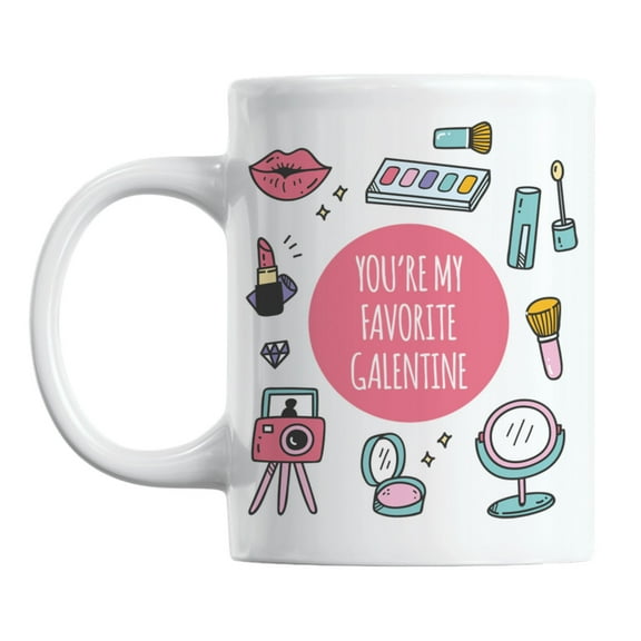 You're My Favorite Galentine, Galentines Day Coffee & Tea Mug for BFF (11oz)