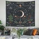 thumbnail image 5 of Tapiz de plantas, tapiz de fases lunares naturales para colgar en la pared, tapiz de mandala bohemio, decoración estética para dormitorio, 5 of 5