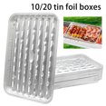 thumbnail image 2 of Visland Aluminum Foil Pans Heavy Duty Heat-Resistant Ribbed Bottoms Baking Trays Multifunctional Baking Trays, 2 of 8