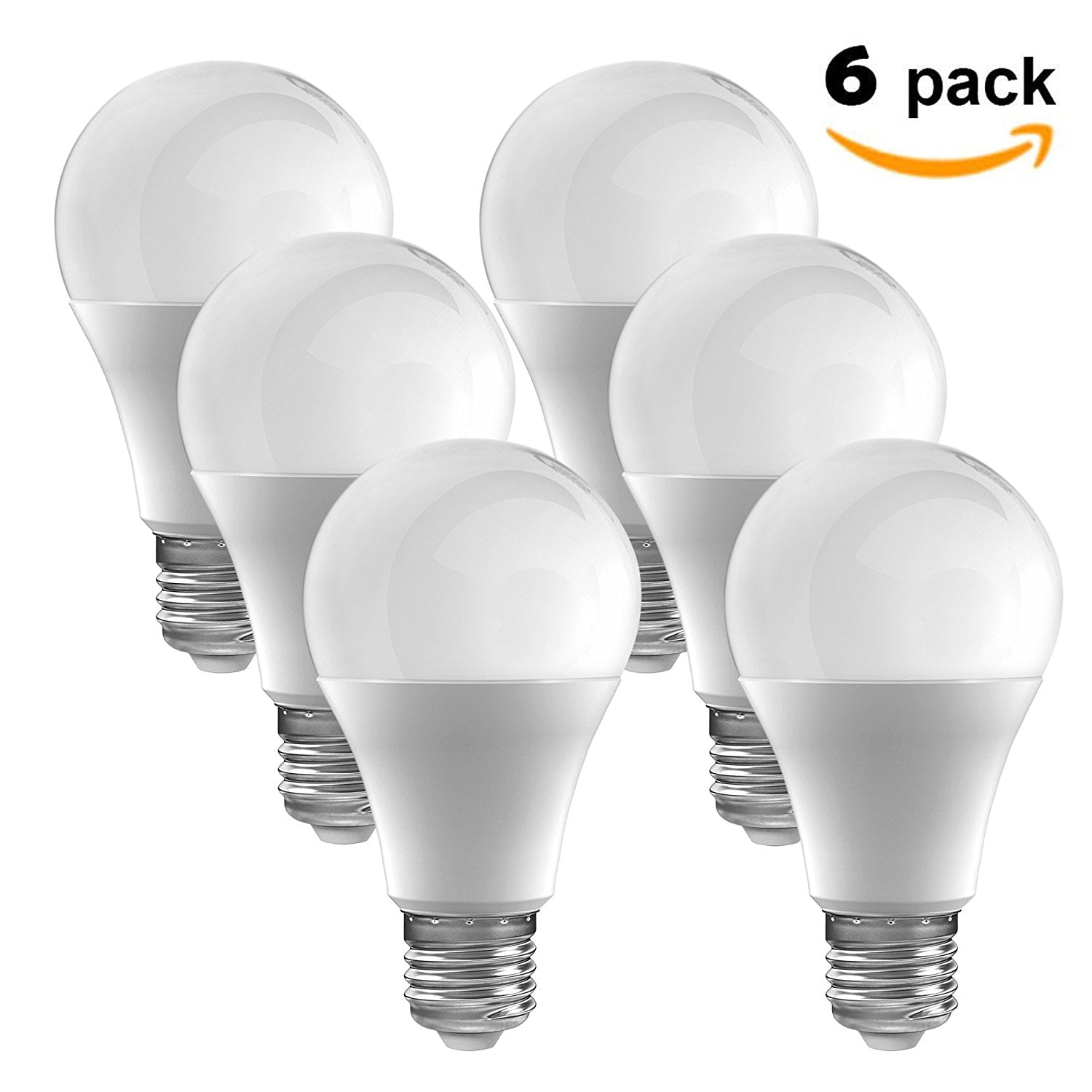 6500K Daylight 7W LED Bulbs NUEVASA Light Bulbs 60 Watt Equivalent E26