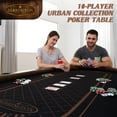 thumbnail image 3 of Urban 10 Player Poker Table with Dining Table Top, Not Foldable by Barrington Billiards, 3 of 8