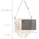 thumbnail image 2 of Bolso bandolera de cuero con flecos para mujer, bolso bandolera grande con borlas, regalo para mamá, esposa, novia, 2 of 3