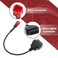 thumbnail image 4 of Cable adaptador de diagnóstico de Cable de 6 pines a OBDII para Honda, Yamaha, Harley, adaptador de Cable de diagnóstico de escáner OBD2, 4 of 7