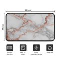 thumbnail image 5 of Gray Rose Gold Marble Pattern Door Rugs,Washable Non Slip Door Mats Indoor,Decorative Door Mats,Entry Mat Indoor for Entrance,Bedroom,Kitchen,Bathroom,30"x17", 5 of 6