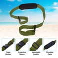 thumbnail image 3 of Uxcell 2Pcs Carrying Beach Chair Straps Adjustable Beach Chair Straps Dark Green, 3 of 7