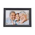 thumbnail image 3 of Onn 10.1" WiFi Digital Photo Frame with 16GB Storage, Frameo App, Android 11, Photo & Video Sharing, Ambient Lighting - Black, 3 of 8