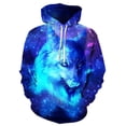 thumbnail image 3 of Sudadera con capucha con estampado 3D de lobo animal para hombre y mujer, moda informal de gran tamaño, sudaderas con capucha estilo hip hop Harajuku, 3 of 5